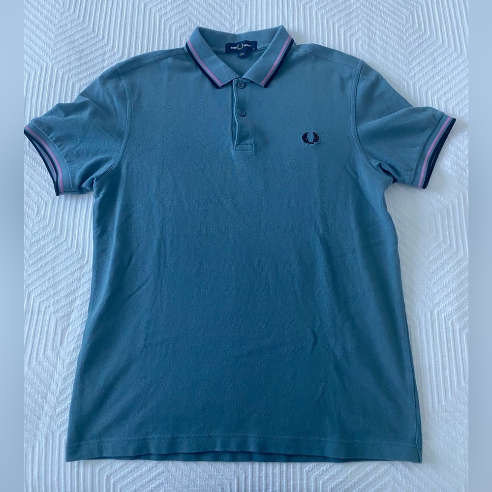 Fred Perry Polo with tipped collar (M)